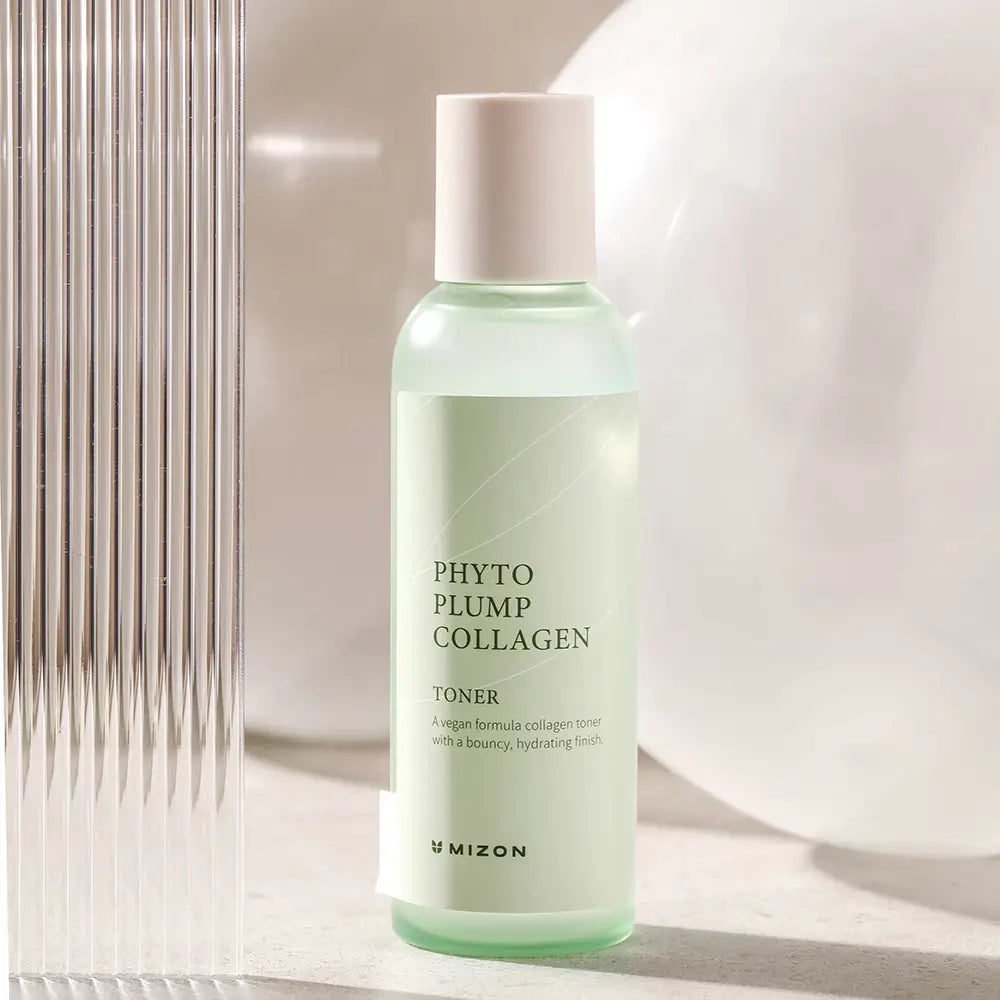 MIZON Phyto Plump Collagen Toner - Gesichtswasser mit Adenosin und Panthenol zur Reduzierung des Erscheinungsbilds von Falten und zur Aufrechterhaltung der Hydratation - 150 ml