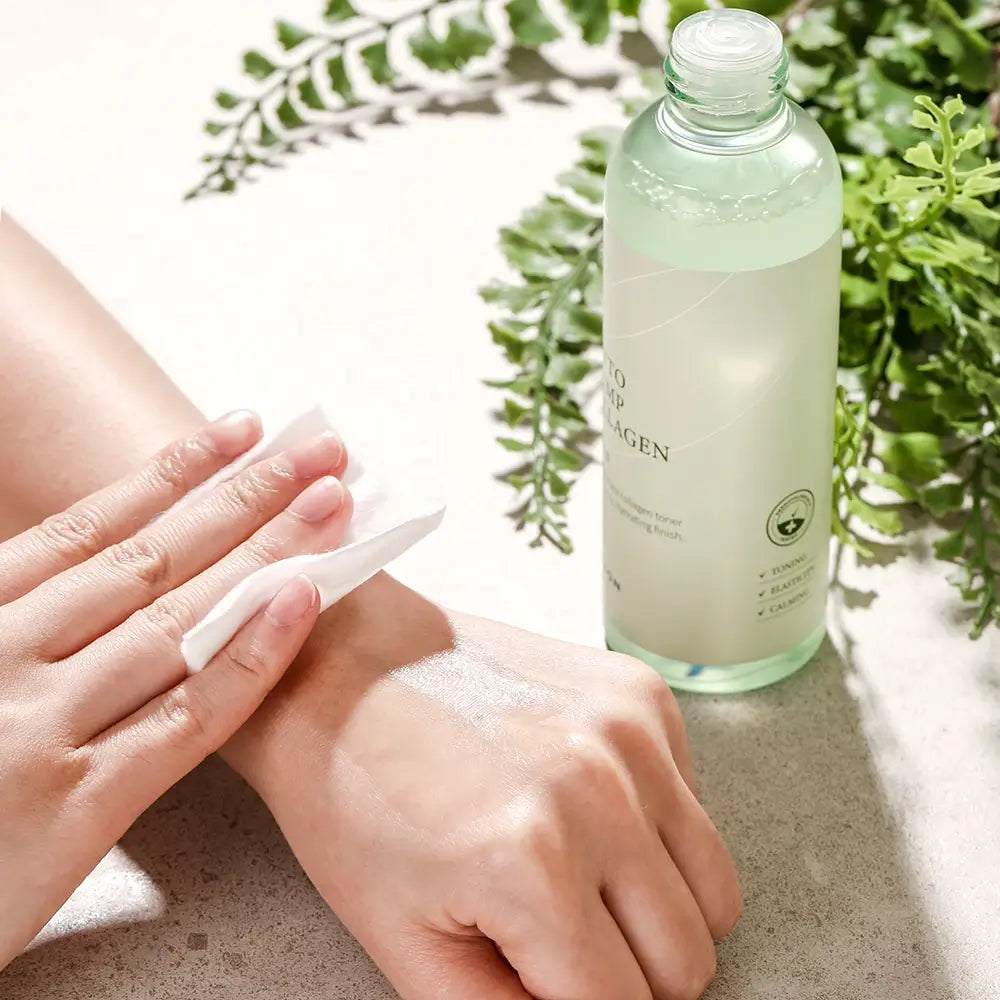 MIZON Phyto Plump Collagen Toner - Gesichtswasser mit Adenosin und Panthenol zur Reduzierung des Erscheinungsbilds von Falten und zur Aufrechterhaltung der Hydratation - 150 ml