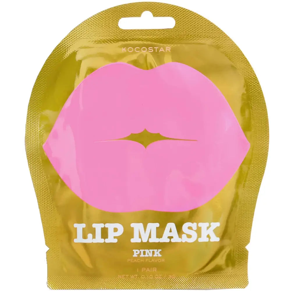 KOCOSTAR Pink - Lippenmaske mit Pfirsichextrakt und Kollagen zur Hydratation und Revitalisierung der Lippen - 3 g