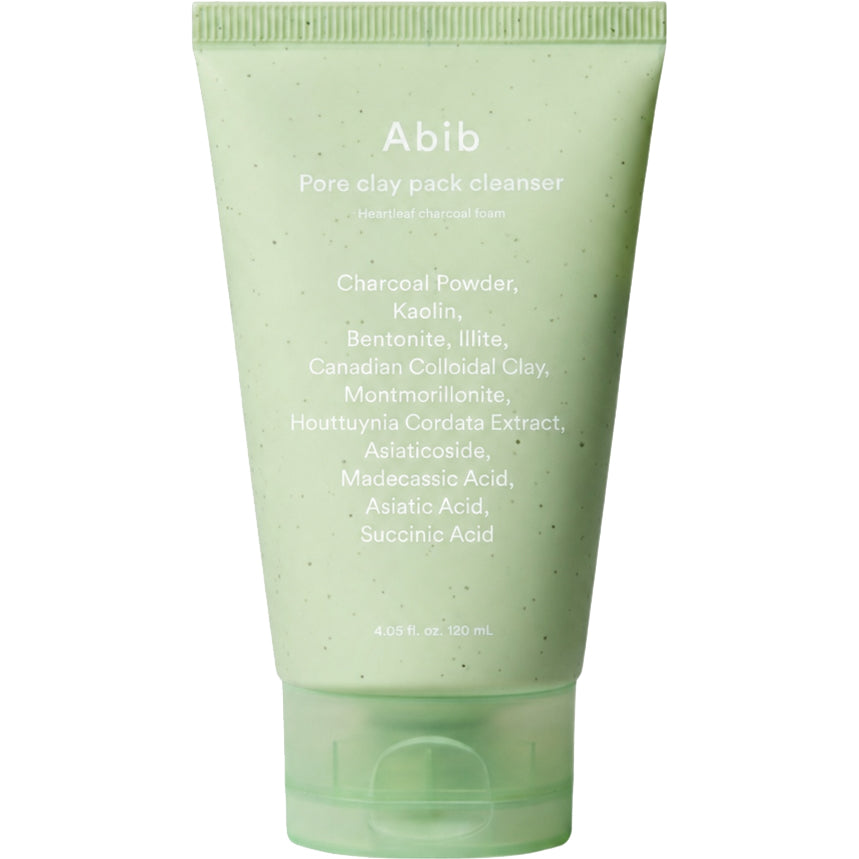 ABIB Poren-Ton-Pack Reiniger Herzblatt-Aktivkohle-Schaum, 120 ml