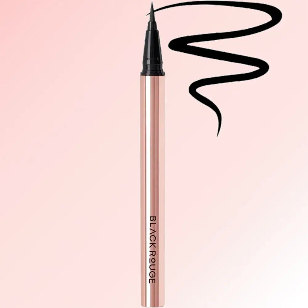 BLACK ROUGE Power Proof Eyeliner P01 Deep Black - Wasserfest & Professionelle Präzision, 0.6g