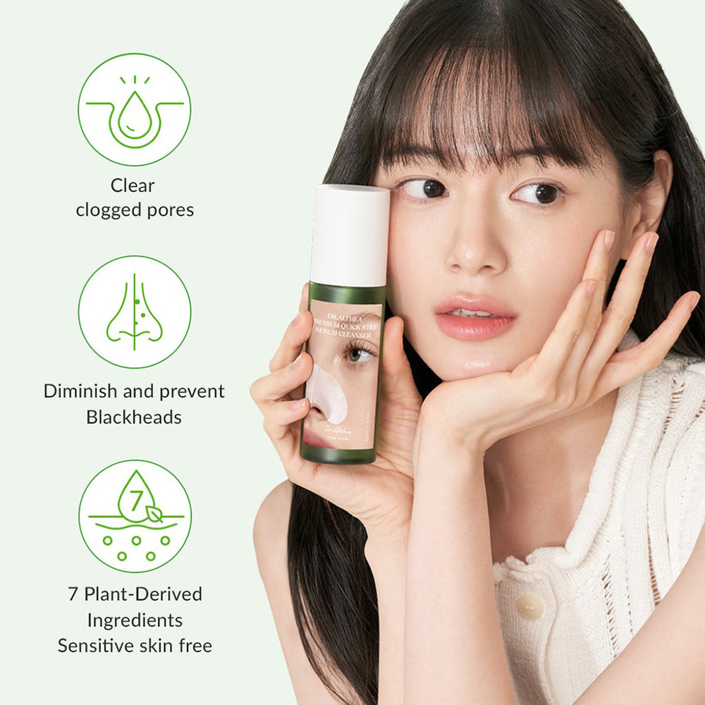 Dr. Althea Premium Quick Step Sebum Cleanser - Gesichtswasser mit Mungobohnen- und Weidenrindenextrakt zur Entfernung von überschüssigem Talg und Verhornungen