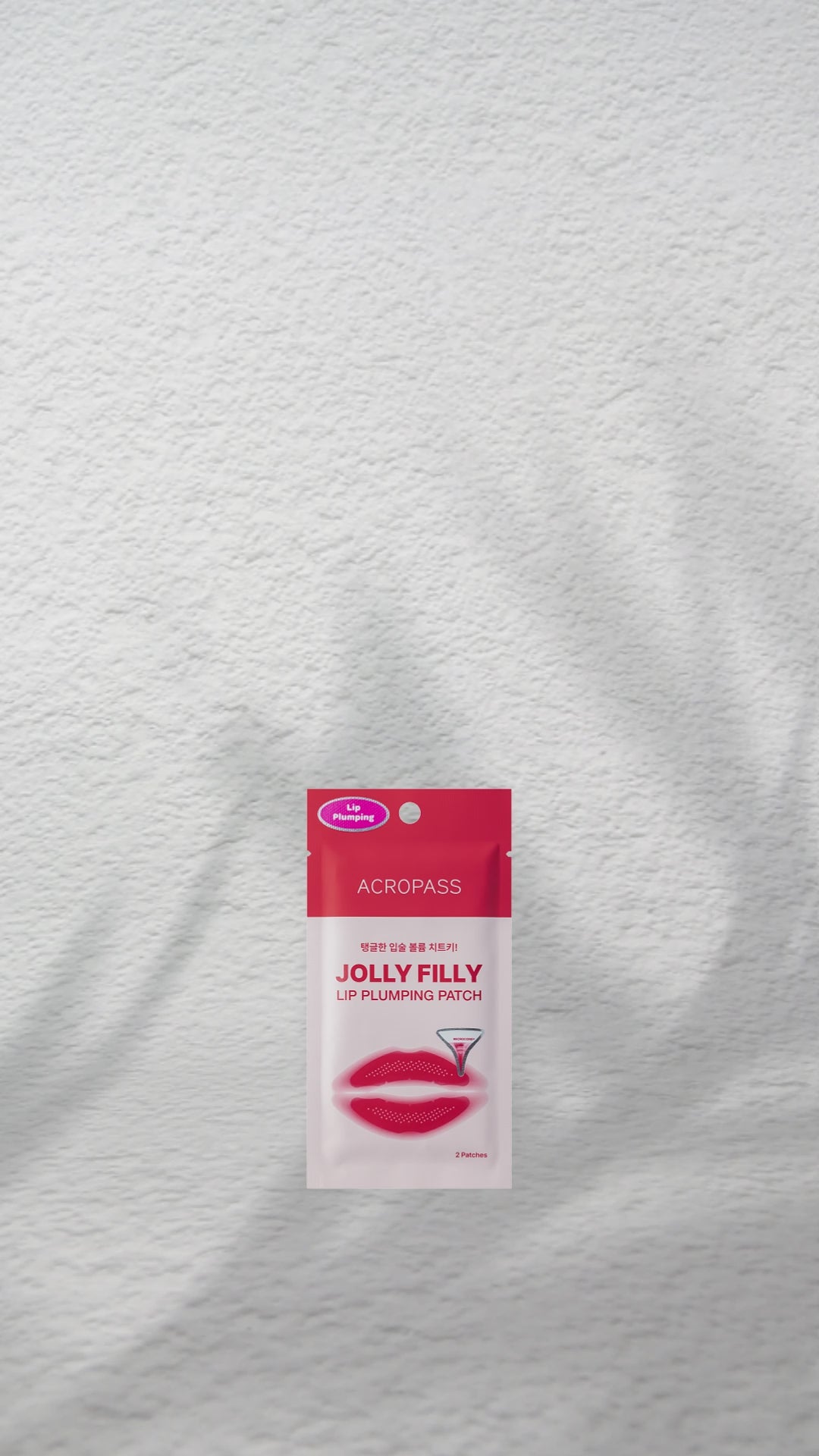 ACROPASS Jolly Filly Lippen-Plumping-Patch - Lippenmaske mit Hyaluronsäure und Capsicum Frutescens Fruchtextrakt zur Feuchtigkeitsversorgung der Lippen und zur Verbesserung des Lippenvolumens - 2 Stück