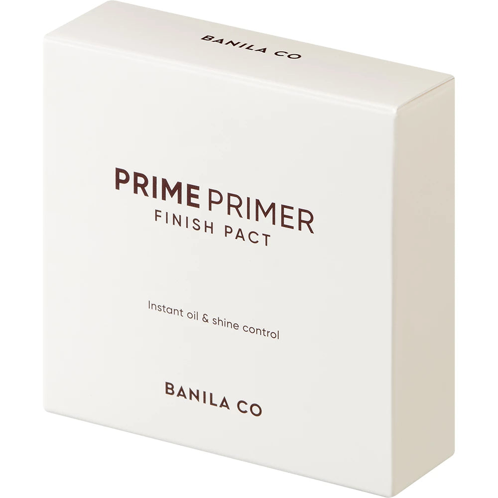 BANILA CO Prime Primer Finish Pact - Puder für das Gesicht, angereichert mit Mentha Arvensis Leaf und Monarda Didyma Leaf zur Kontrolle von überschüssigem Talg und für ein gleichmäßiges Finish - 6,5 g