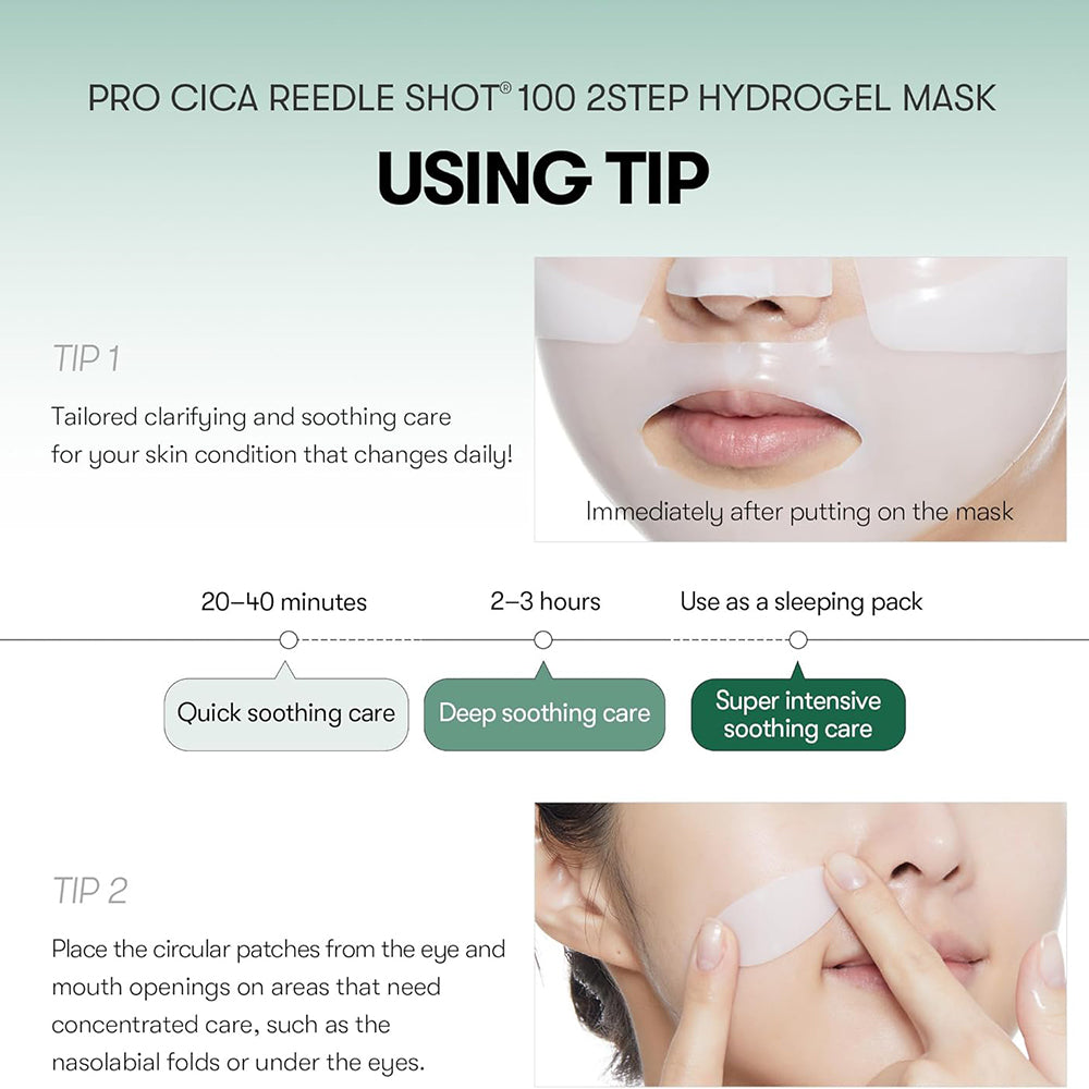 VT COSMETICS Pro Cica Reedle Shot 100 2-Stufen Hydrogel Maske