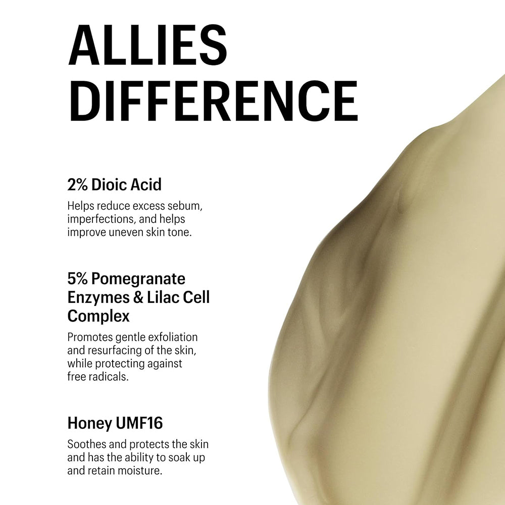 ALLIES OF SKIN Promise Keeper Nachtpflege gegen Unreinheiten - Feuchtigkeitsspendend und aufhellend, 48 ml
