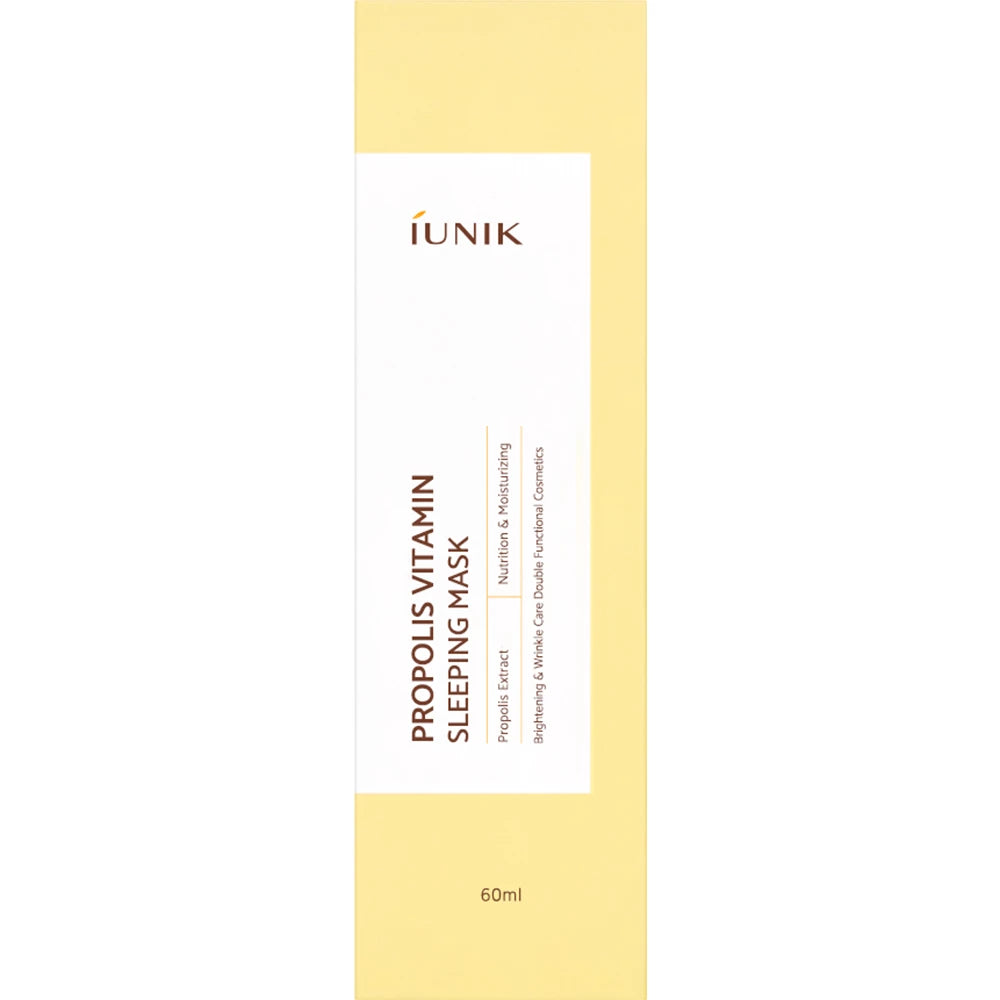 IUNIK Propolis Vitamin - Gesichtsmaske mit Propolis- und Sanddornextrakt, die zur Hautfeuchtigkeit und zum Hautkomfort beiträgt - 60 ml