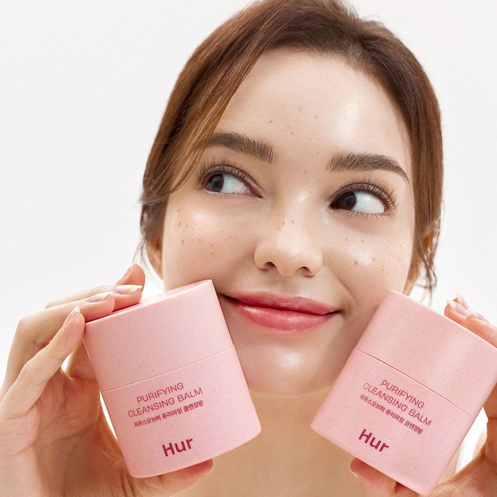 HOUSE OF HUR Purifying Cleansing Balm - balsam de curatare formulat cu extract de capsuni salbatice si extract de catina, care contribuie la indepartarea machiajului, protectiei solare si impuritatilor - 50 ml