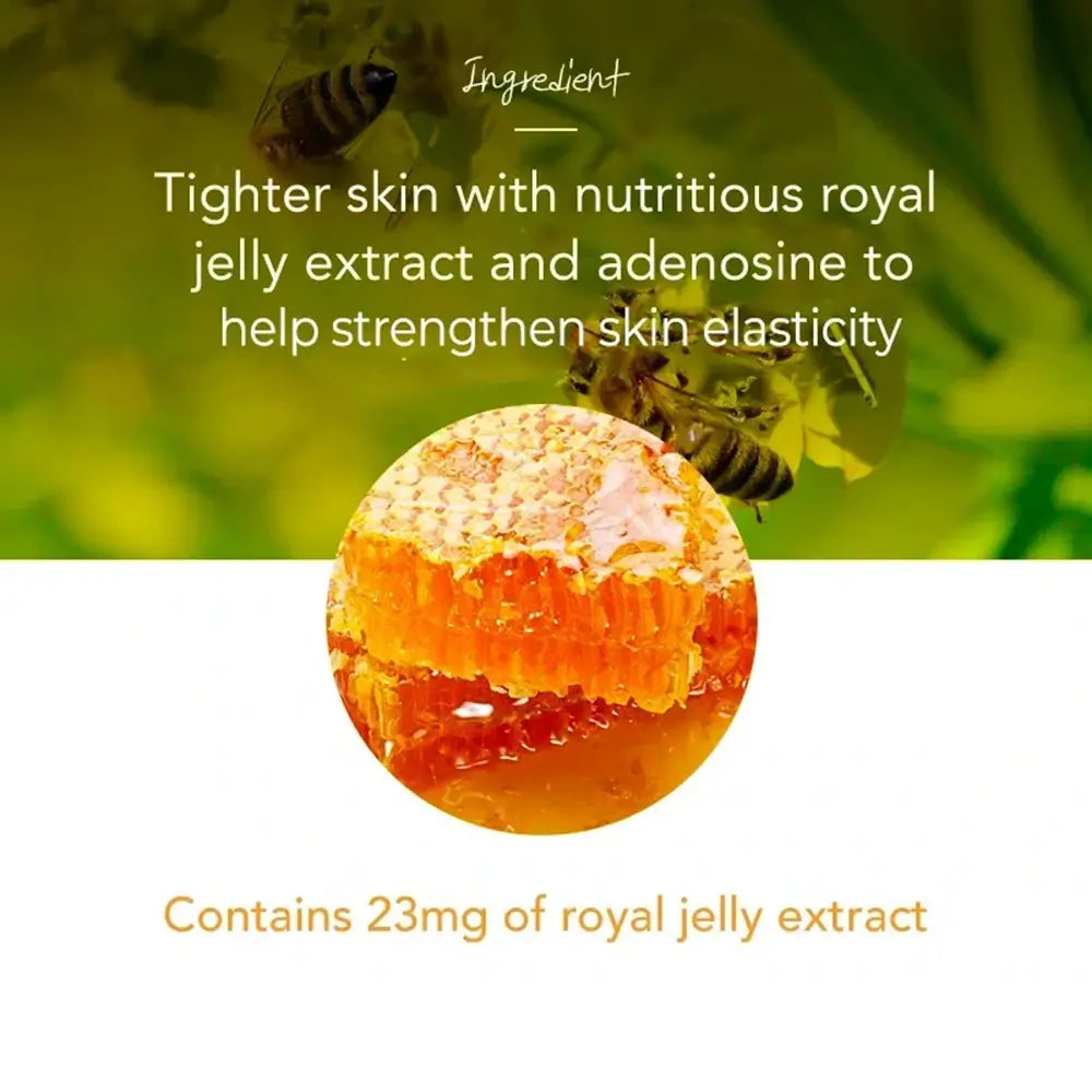NATURE REPUBLIC Real Nature Royal Jelly Mask Sheet - Intensive Hydration and Skin Revitalization, 23g