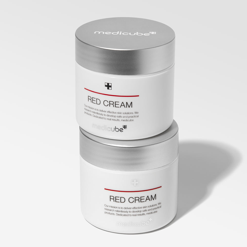 MEDICUBE Red Cream 2.0 - Gesichtscreme mit Salicylsäure und Niacinamid zur Kontrolle von überschüssigem Talg und zur Hautpflege - 50 ml