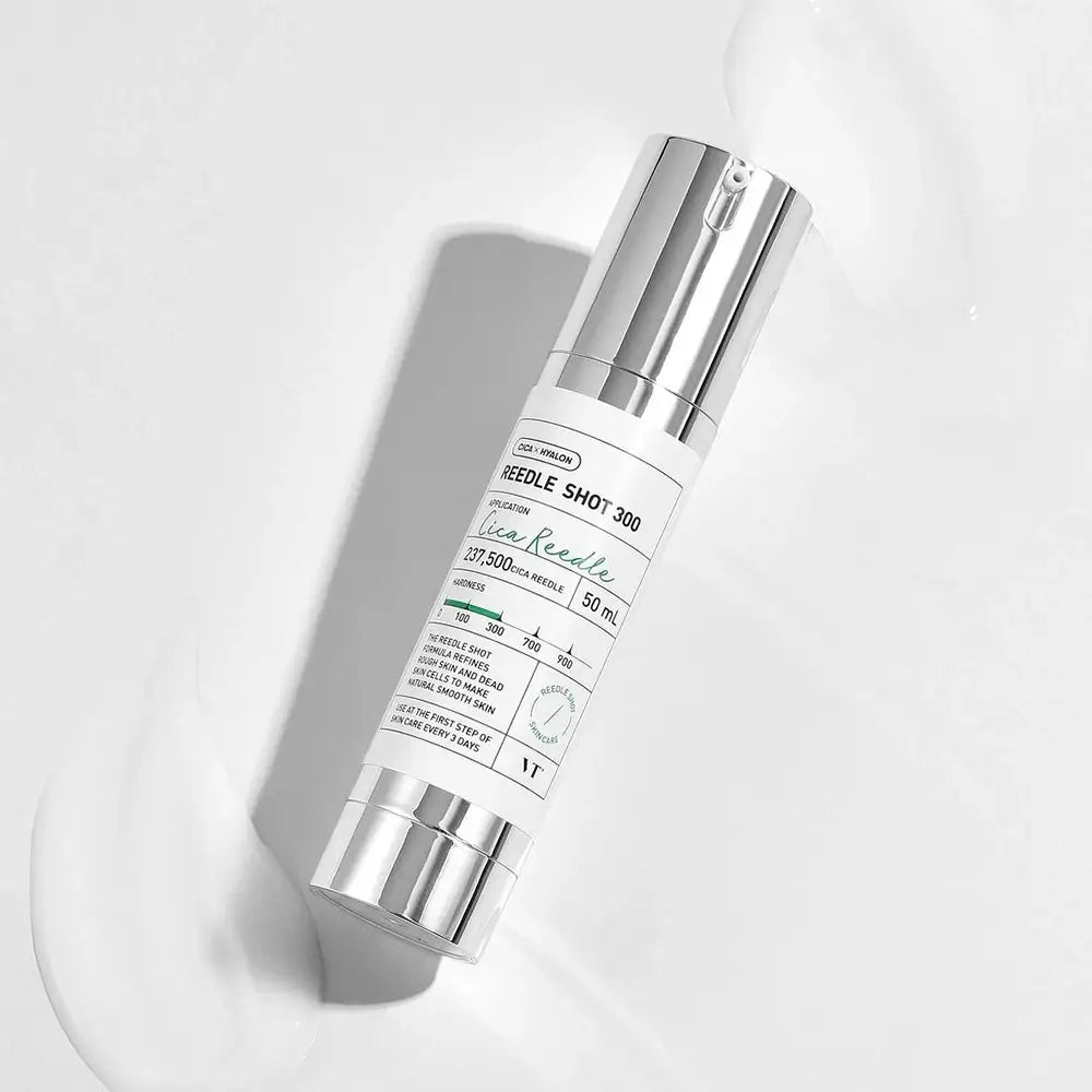 VT COSMETICS Reedle Shot 300 - Gesichtsserum mit Centella Asiatica und Hyaluronsäure zur Verbesserung der Hauttextur - 50 ml