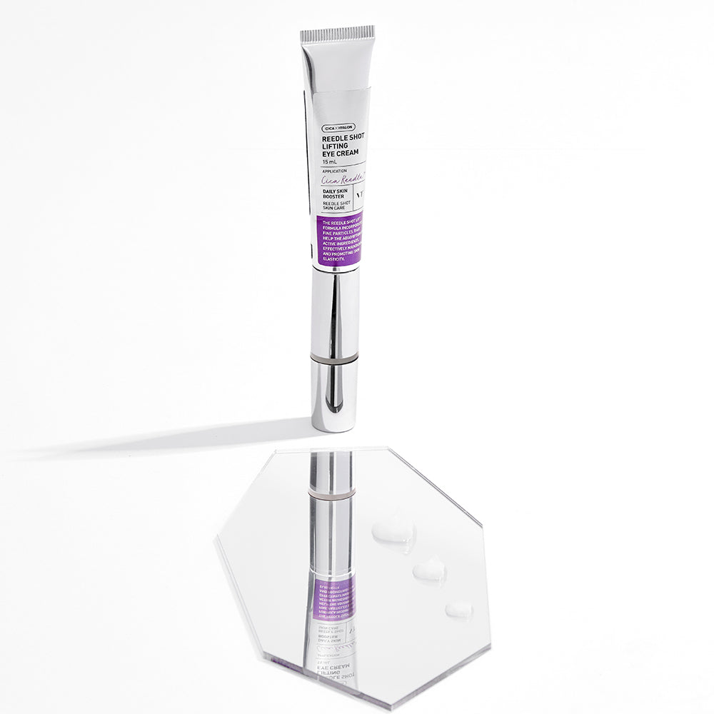 VT COSMETICS Reedle Shot Lifting Eye Cream - Lifting-Augencreme mit Hyaluronsäure und Centella Asiatica Extrakt für Feuchtigkeit und Komfort der Augenpartie - 15 ml