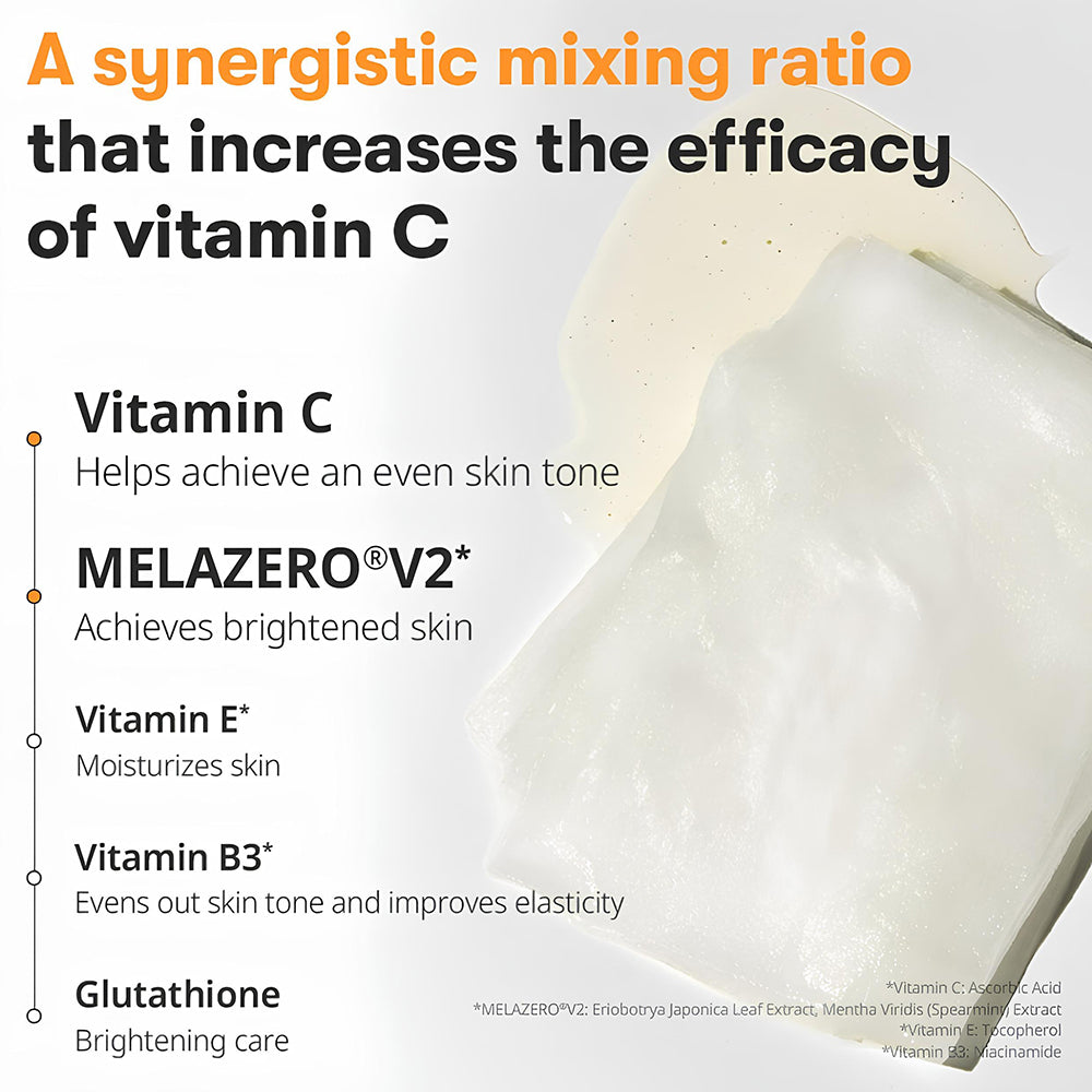 VT COSMETICS Reedle Shot Vita-Light Mask - Set mit 30 Gesichtsmasken mit Vitamin C und B3 (Niacinamid) für Leuchtkraft und gleichmäßigen Hautton