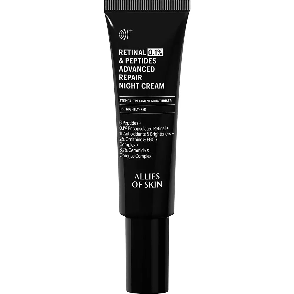 ALLIES OF SKIN Retinal 0.1% und Peptide Advanced Repair Nachtcreme