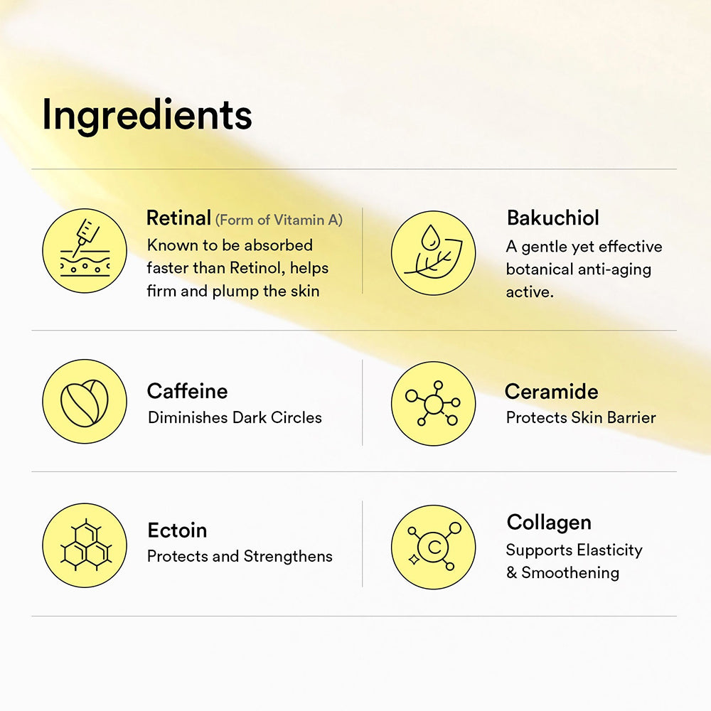 ABIB Retinal Eye Serum Lifting Roller - ser de ochi formulat cu retinal si cafeina, care contribuie la imbunatatirea aspectului zonei delicate din jurul ochilor si la metinerea aspectului odihnit - 15 ml