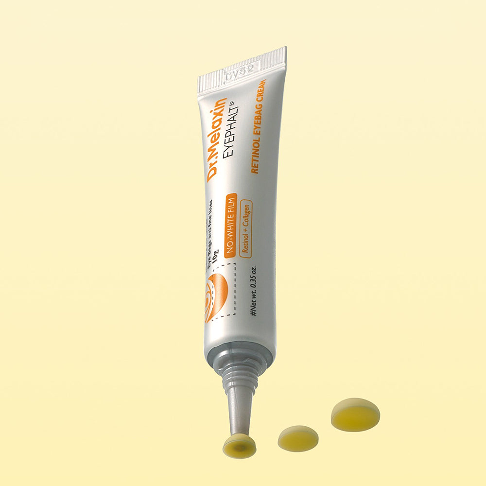 Dr. Melaxin Retinol Augenpflegecreme - Augenschattencreme mit liposomalem Retinol und Koffein zur Reduzierung von Tränensäcken und feinen Linien - 10 g