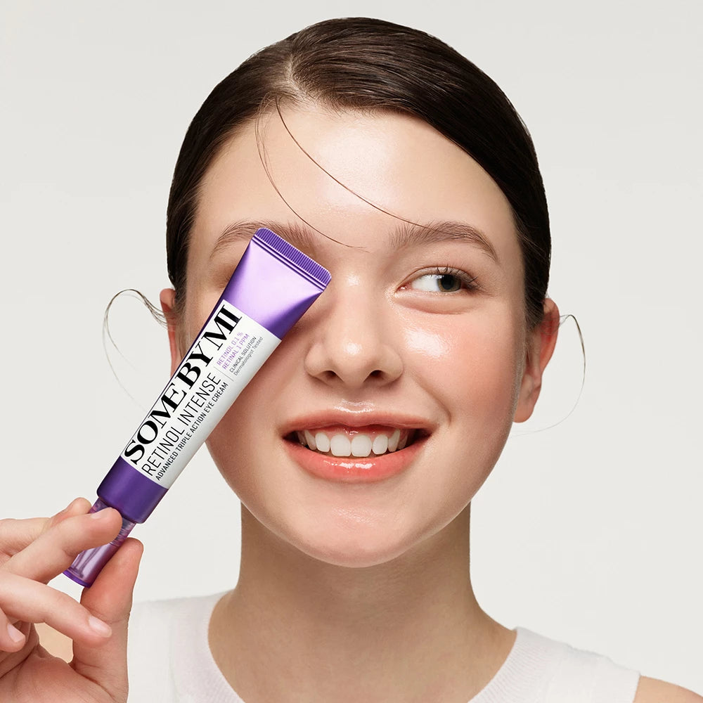 SOME BY MI Retinol Intense Advanced Triple Action Eye Cream - Augencreme mit Retinol und Niacinamid zur Reduzierung von feinen Linien und Fältchen und zur Aufhellung des Blicks - 30 ml