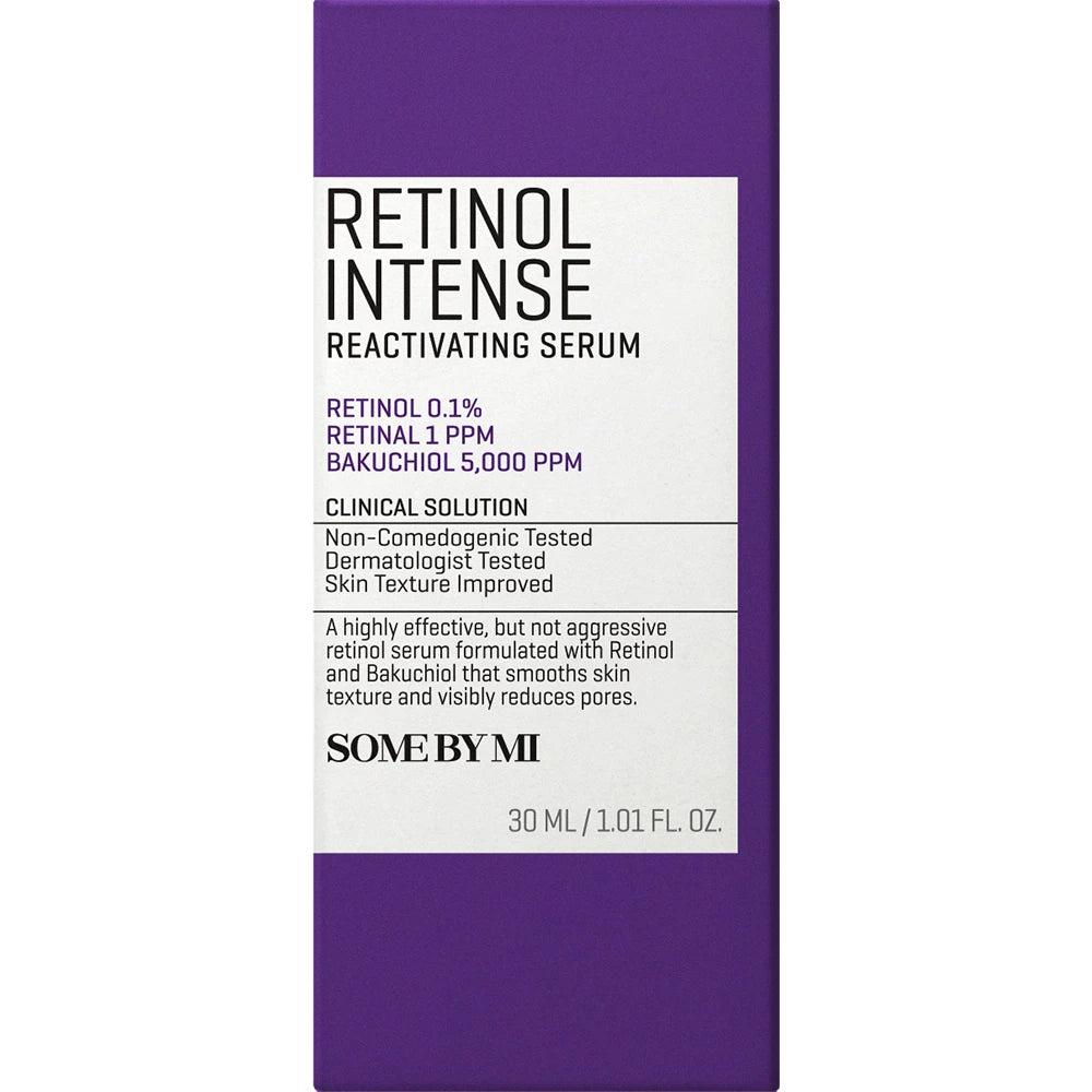 SOME BY MI Retinol Intense Reactivating Serum - Gesichtsserum mit Retinol und Niacinamid zur Tonverbesserung - 30 ml