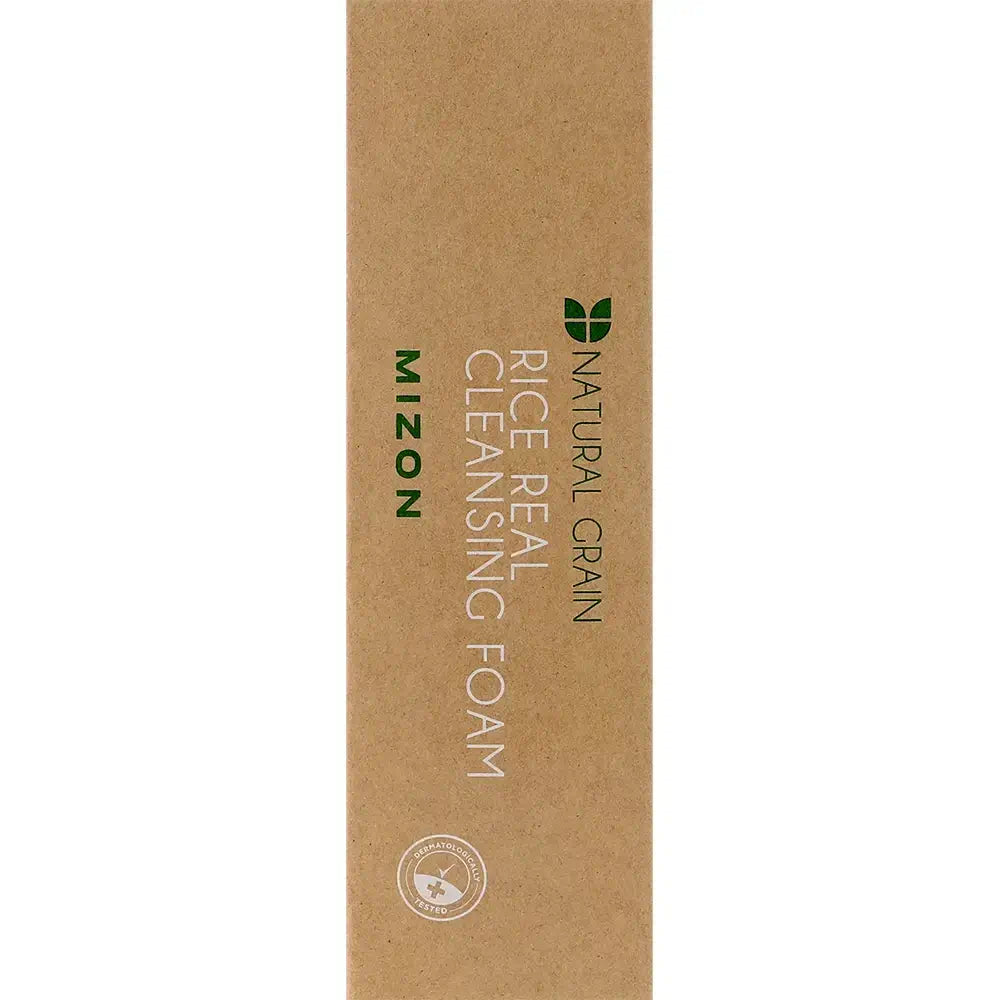 MIZON Rice Real Cleansing Foam - Reinigungsschaum mit Reiskleiepulver und Papaya-Fruchtextrakt - 150 ml
