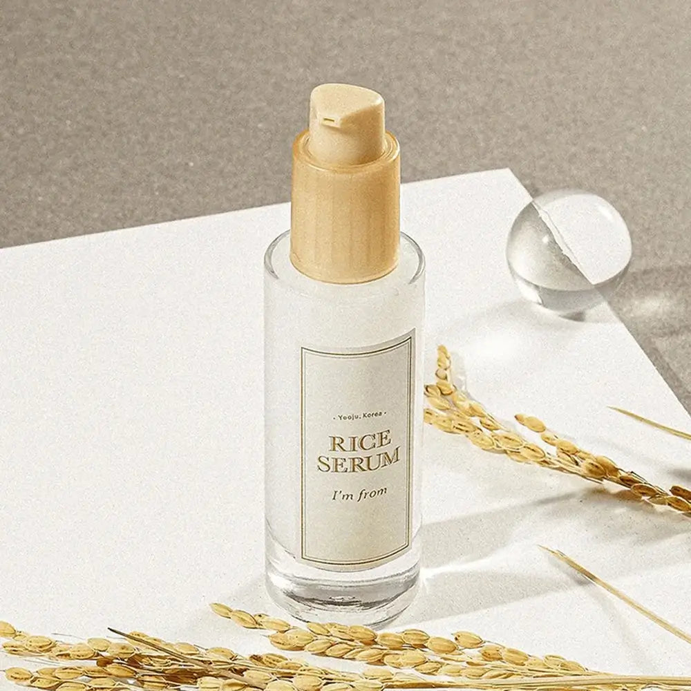 I'M FROM Reis-Serum - Hautserum mit fermentiertem Reiskeimextrakt und Niacinamid für strahlende und reine Haut - 30 ml