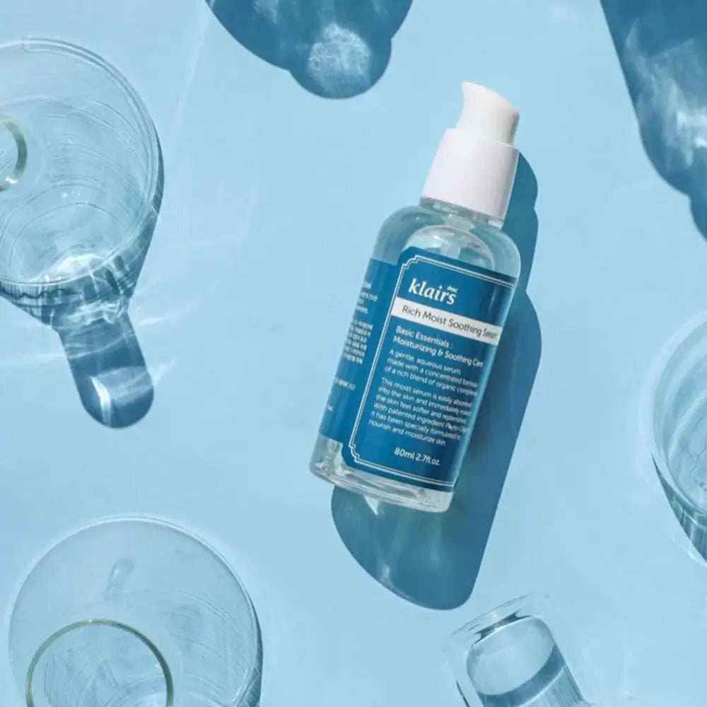 Dear Klairs Rich Moist Gesichtsserum - intensive Beruhigung und Feuchtigkeit für empfindliche Haut, 80 ml