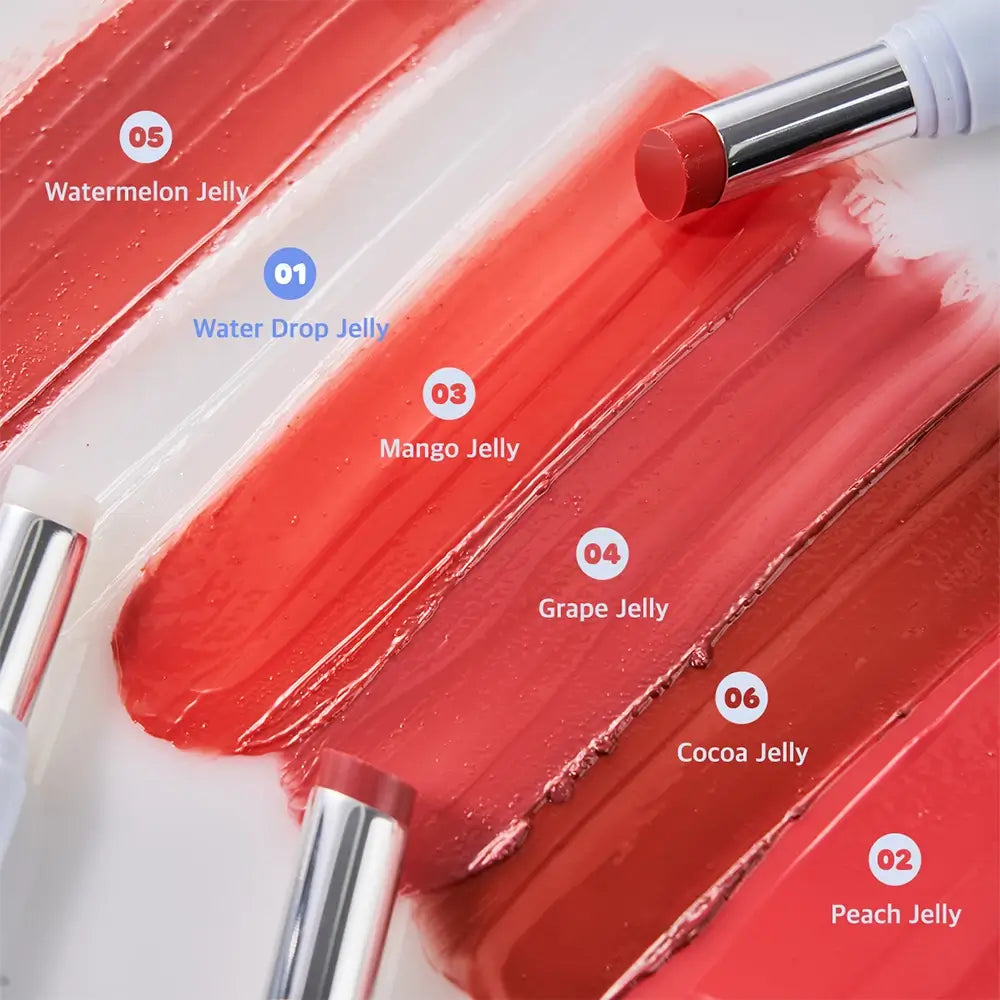 BLACK ROUGE Ripplesh Jelly Balm Lippenbalsam J01 Dewy Jelly - Intensive Feuchtigkeit und natürlicher Glanz, 3,5g