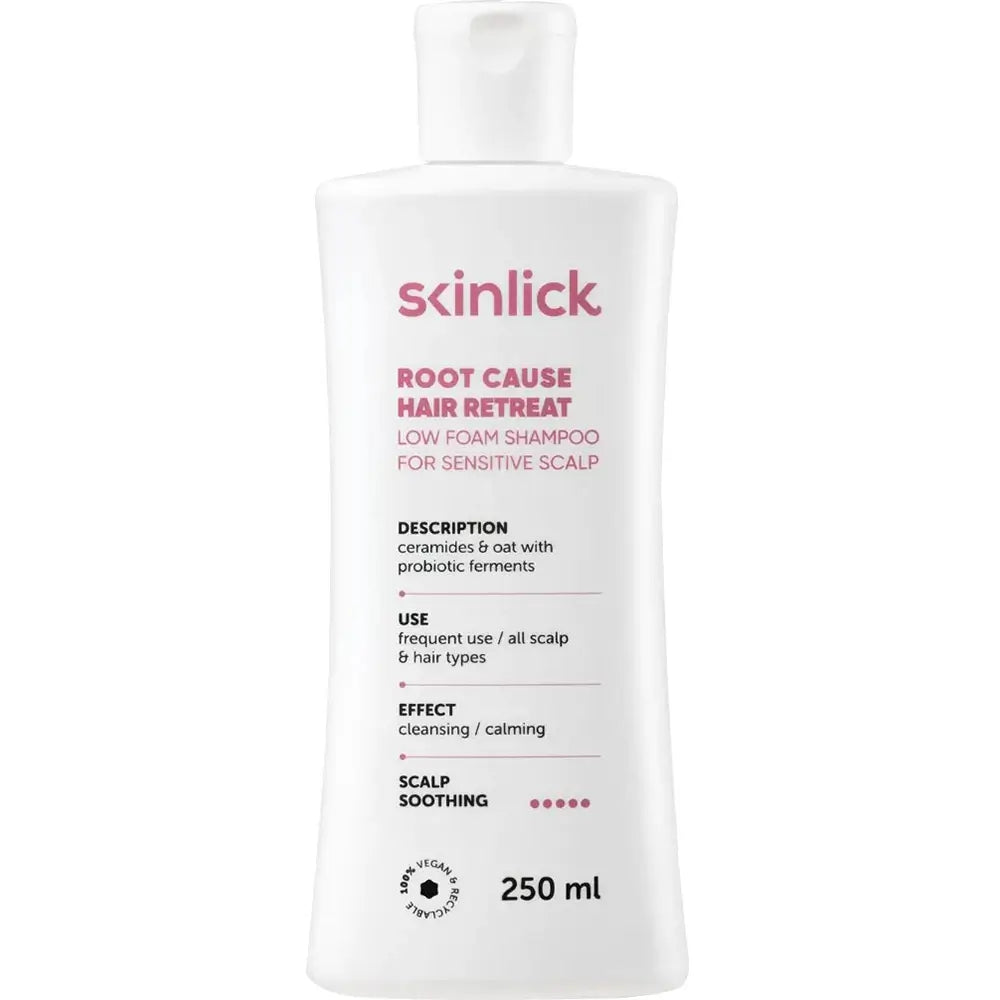 SKINLICK Root Cause Hair Retreat - Shampoo mit Ceramiden und probiotischen Fermenten für Gleichgewicht und Glätte - 250 ml