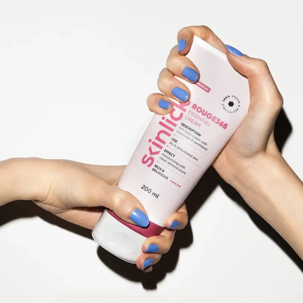 SKINLICK Rouge365 Essential - Körpercreme mit Ceramid und Panthenol, feuchtigkeitsspendend - 200 ml
