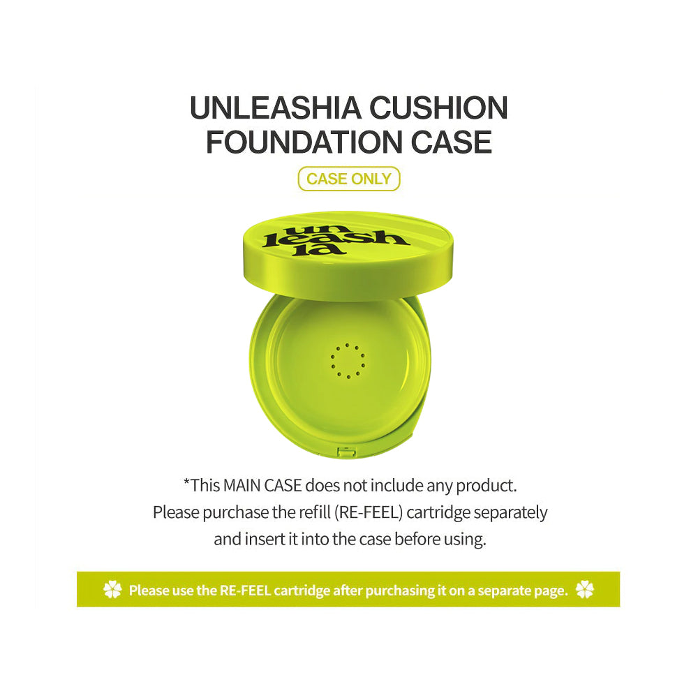 UNLEASHIA Satin Wear Healthy-Green Cushion Re-Feel Case