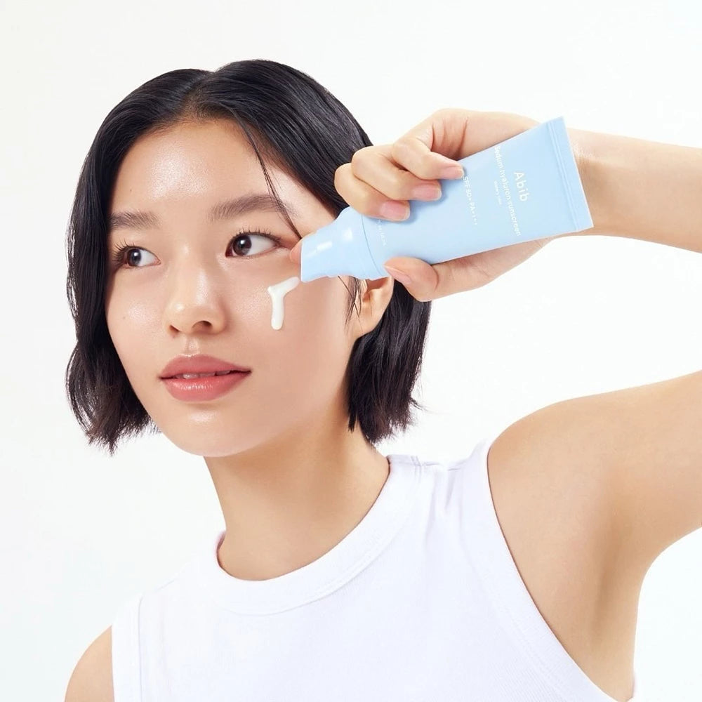 ABIB Sedum Hyaluron Sonnencreme Watery Tube Gesichtscreme - Schutz und Feuchtigkeit, 50 ml