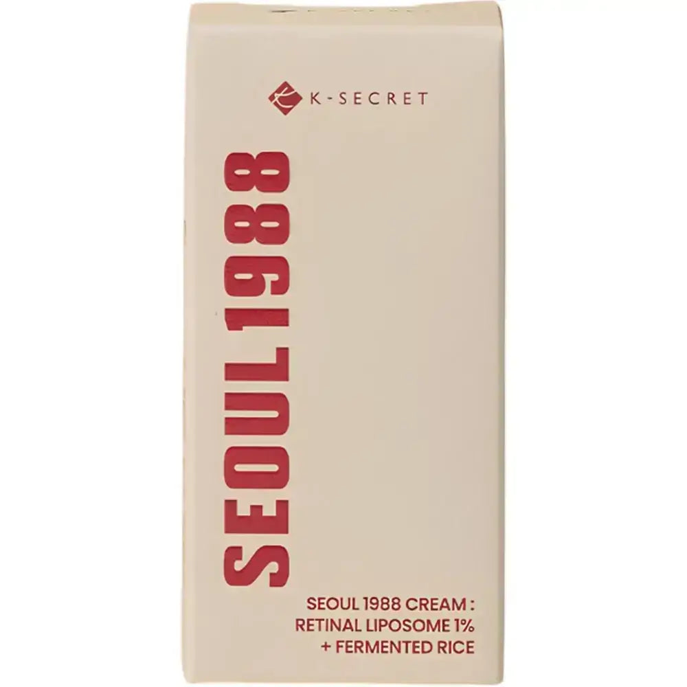 KSECRET Seoul 1988 Creme, Retinal-Liposomen 1% + Fermentierter Reis