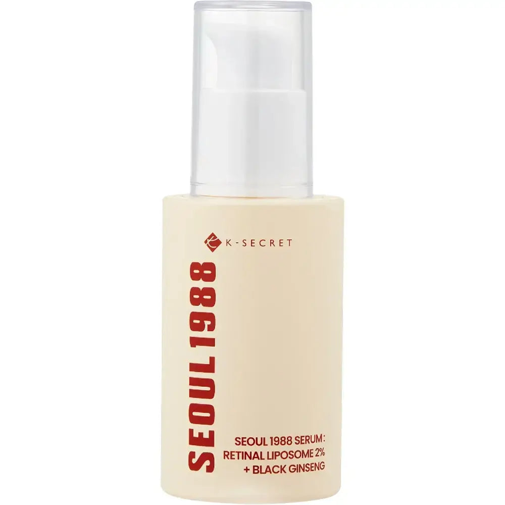 KSECRET Seoul 1988 Serum Retinal Liposom 2% + Schwarzer Ginseng - Serum für Leuchtkraft und Festigkeit, 30 ml