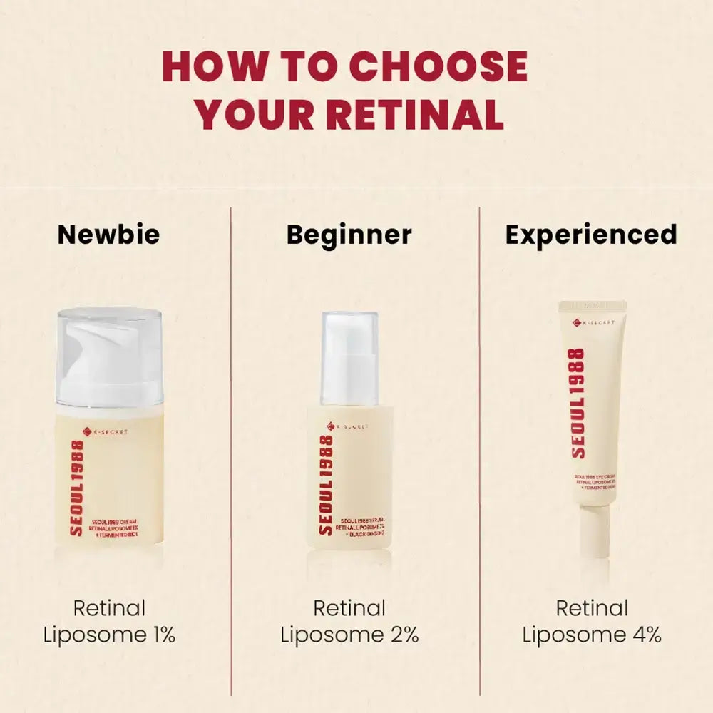 KSECRET Seoul 1988 Serum Retinal Liposom 2% + Schwarzer Ginseng - Serum für Leuchtkraft und Festigkeit, 30 ml