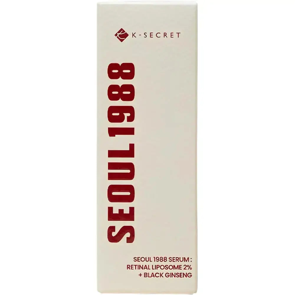 KSECRET Seoul 1988 Serum Retinal Liposom 2% + Schwarzer Ginseng - Serum für Leuchtkraft und Festigkeit, 30 ml