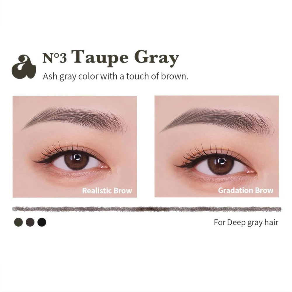 UNLEASHIA Shaper Defining Eyebrow Pencil Creion de sprancene No. 3 Taupe Gray