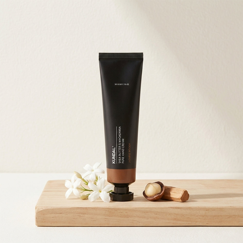 KUNDAL Shea Butter & Macadamia Handcreme - Handcreme formuliert mit Sheabutter und Macadamiaöl, die zur intensiven Hautfeuchtigkeit und zum Hautkomfort beitragen - 50 ml