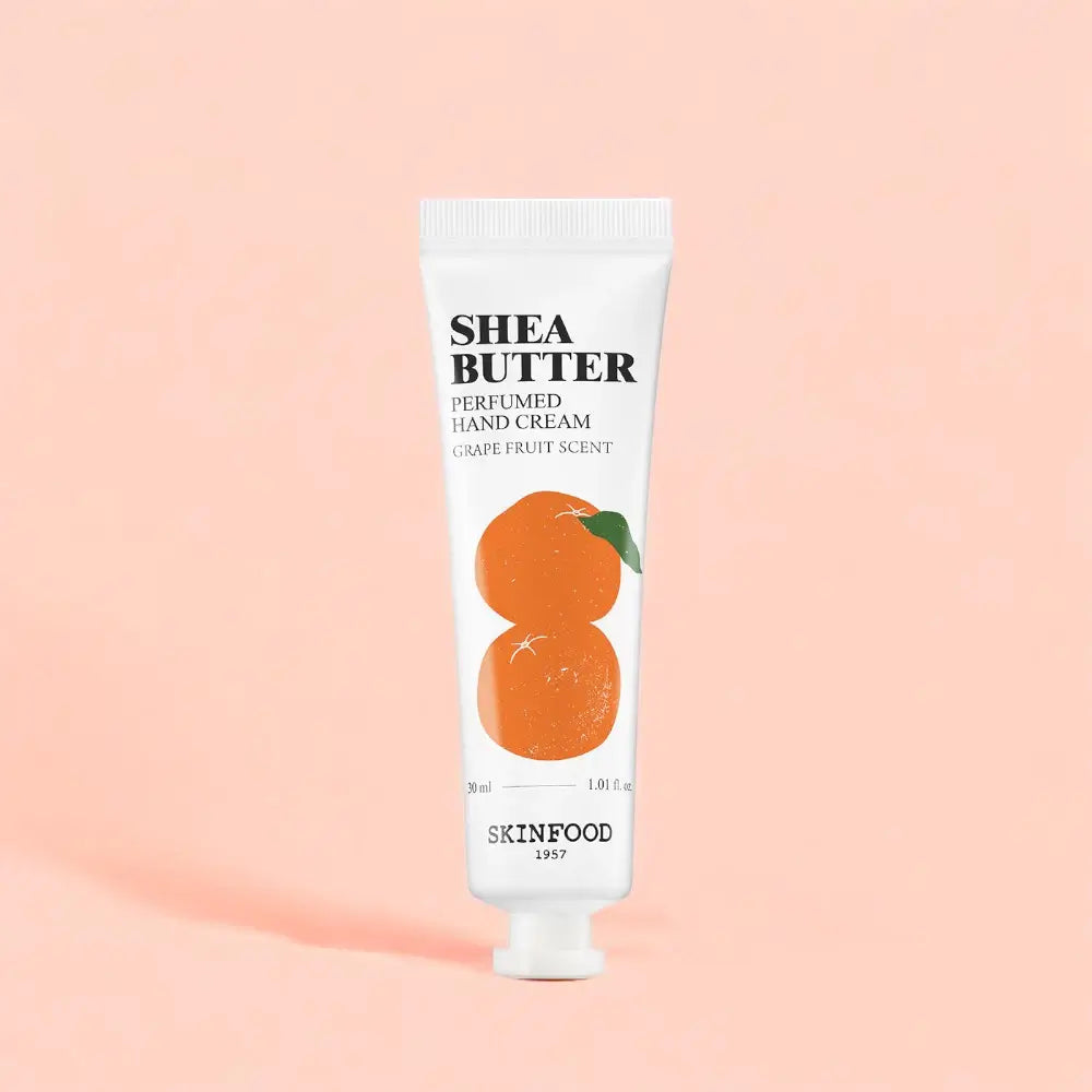 SKINFOOD Sheabutter Handcreme Grapefruit - Erfrischende Feuchtigkeit & Geschmeidigkeit, 30 ml