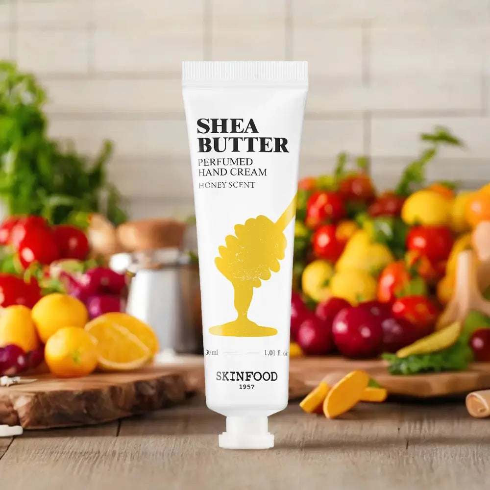 SKINFOOD Sheabutter Handcreme mit Honig - Intensive Feuchtigkeitspflege und Geschmeidigkeit, 30 ml