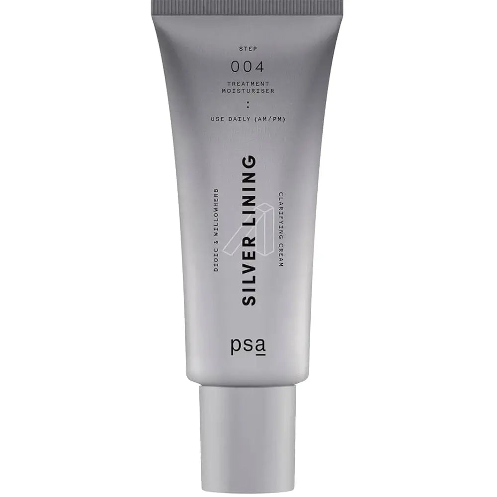 PSA Silver Lining Dioic & Willowherb Clarifying Treatment - Gesichtscreme mit Dioic Acid und Willowherb Complex, die zur Minimierung von Ausbrüchen und dunklen Flecken beiträgt und die Hautfeuchtigkeit erhält - 50 ml