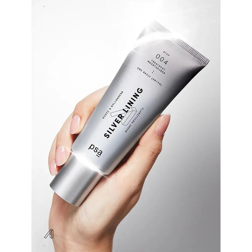 PSA Silver Lining Dioic & Willowherb Clarifying Treatment - Gesichtscreme mit Dioic Acid und Willowherb Complex, die zur Minimierung von Ausbrüchen und dunklen Flecken beiträgt und die Hautfeuchtigkeit erhält - 50 ml