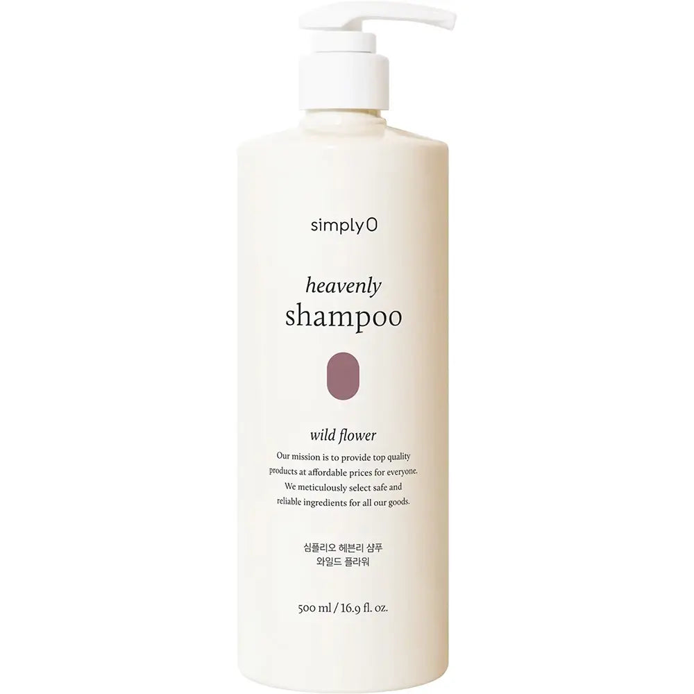 SIMPLYO Heavenly Shampoo Wild Flower – Flasche Vorderseite	