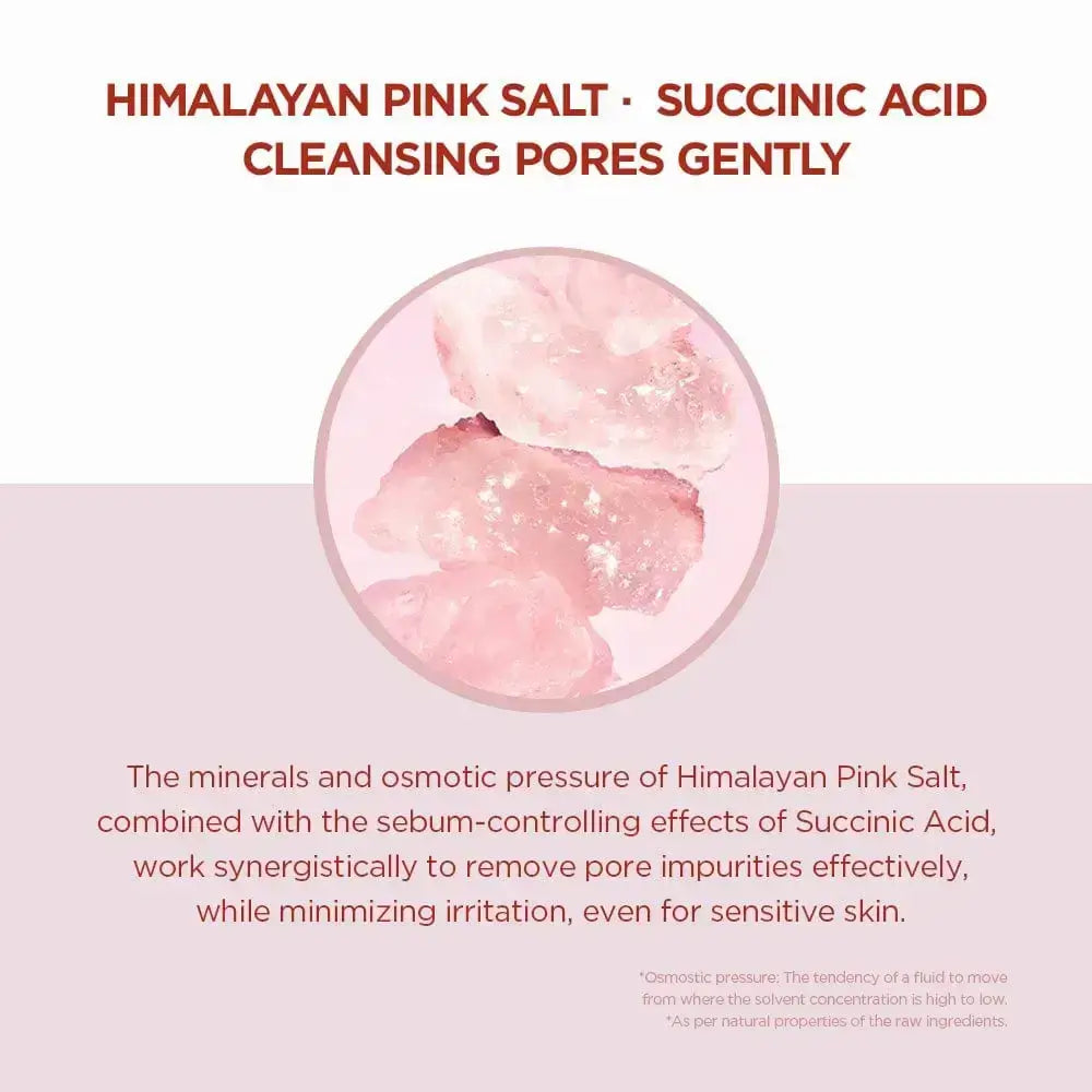 Wirkstoffe: Pink Salt, Centella, Allantoin	