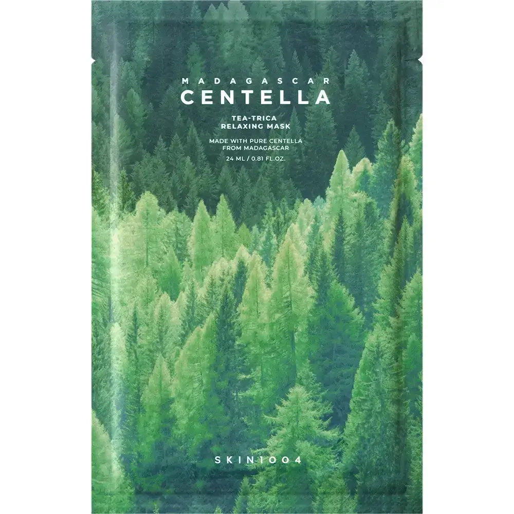 SKIN1004 Tea-Trica Relaxing Mask – Tuchmaske gegen Pickel	