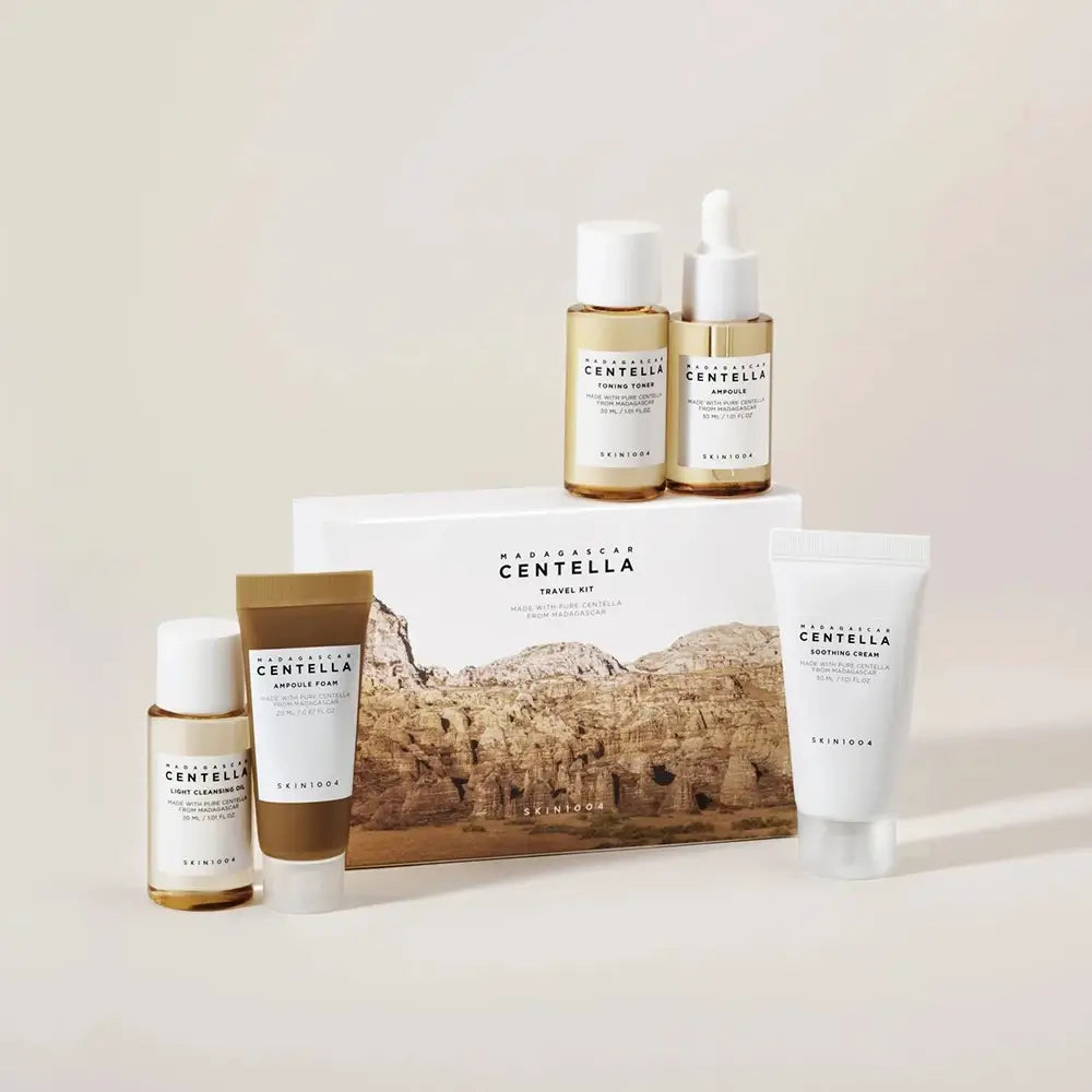 Inhalt: Reinigungsschaum, Toner und Ampulle	