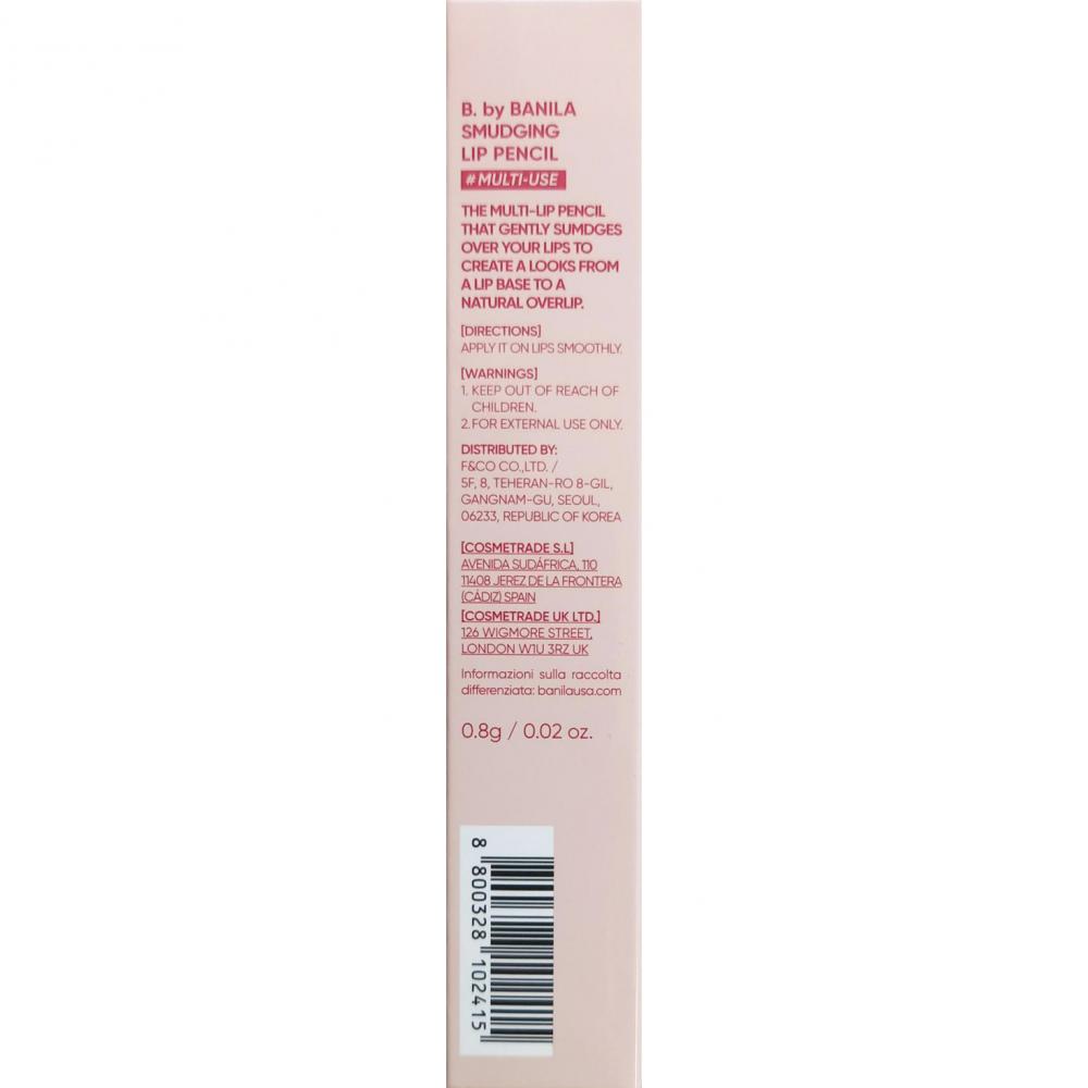BANILA CO Smudging Lippenstift, CR01 Coral Chou
