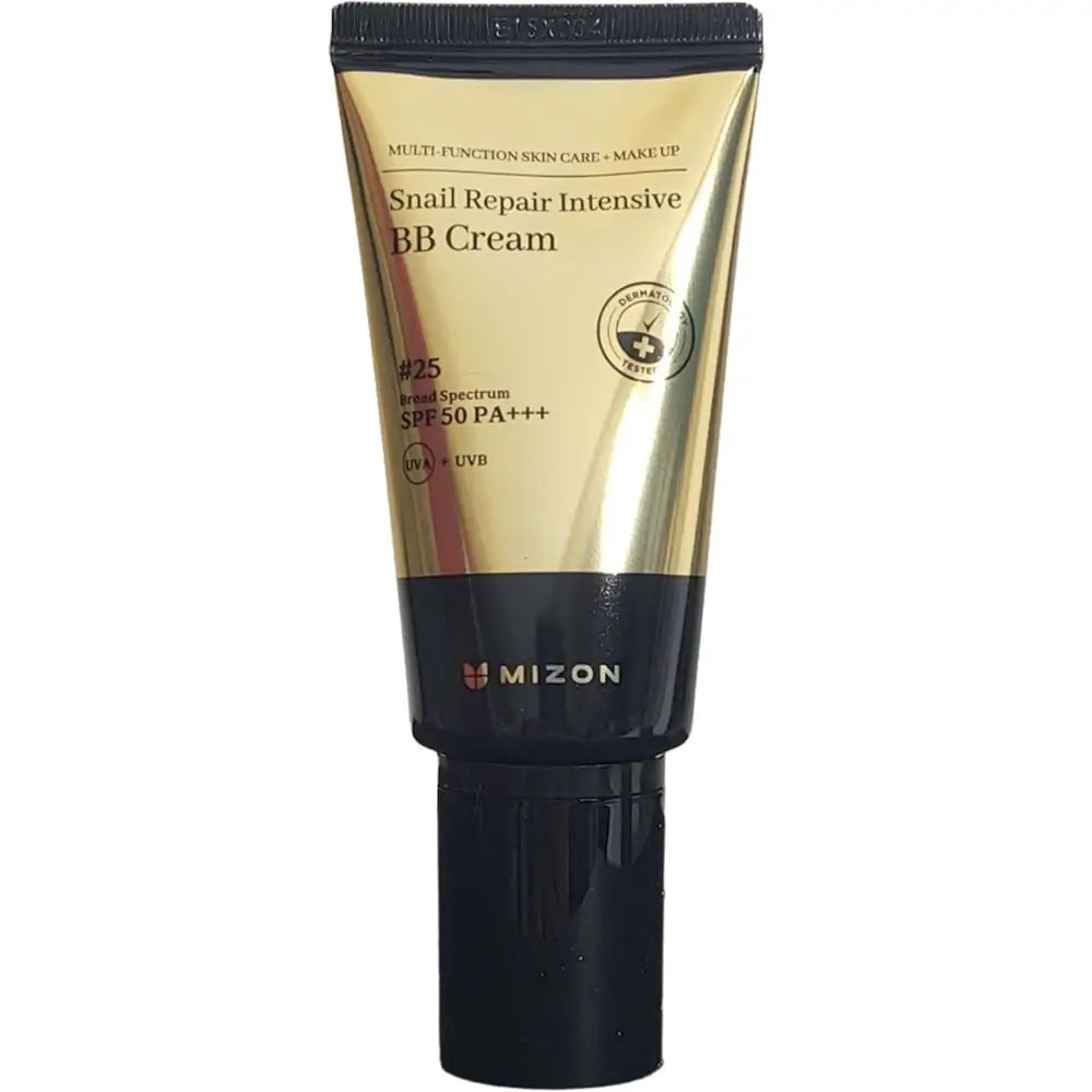 MIZON Snail Repair Intensive BB Cream - getönte Gesichtscreme mit Schneckenschleim-Extrakt und Niacinamid, für einen ebenmäßigen Hautton und ein natürliches Finish - 50 ml - 25