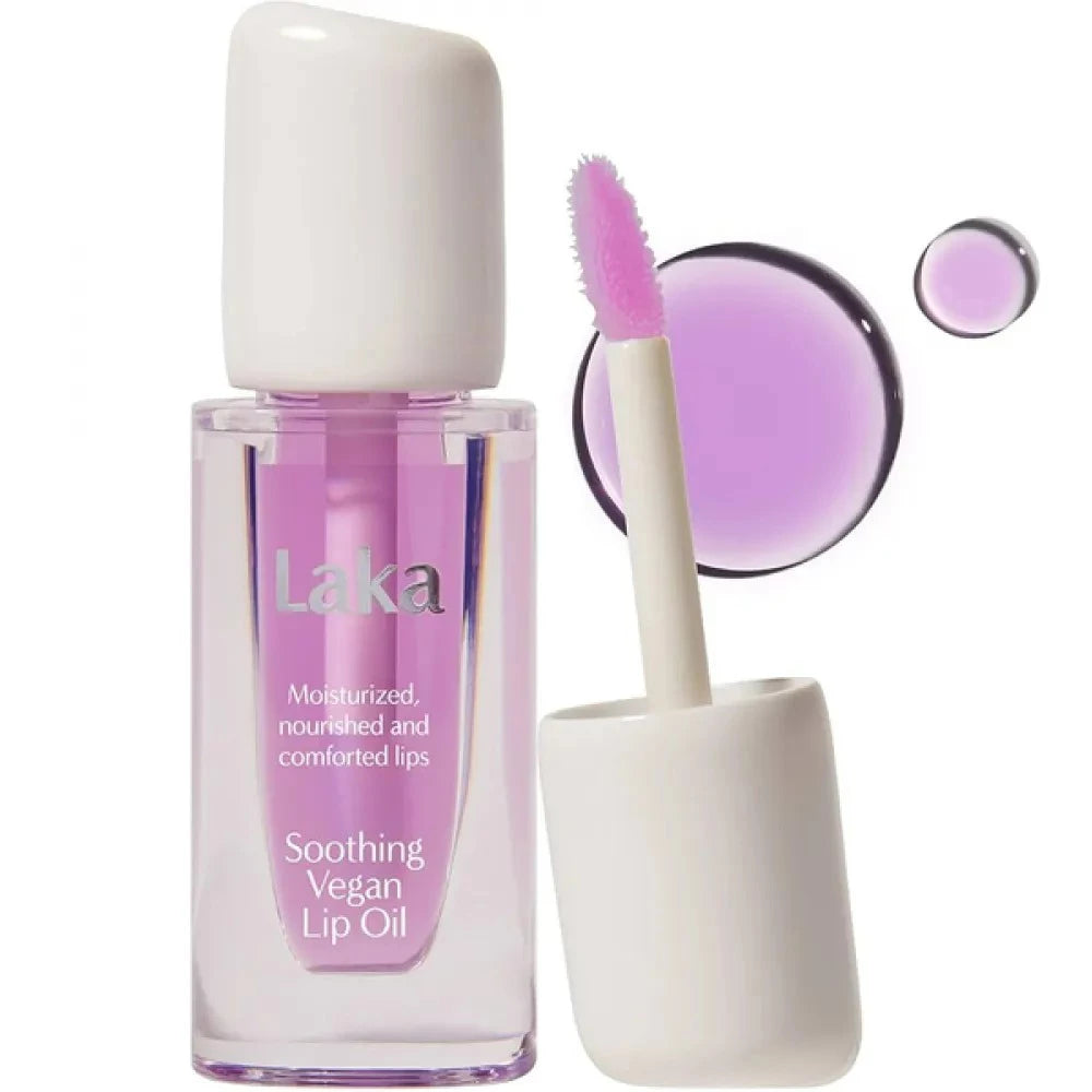 LAKA Soothing Vegan Lip Oil - Calming Purple