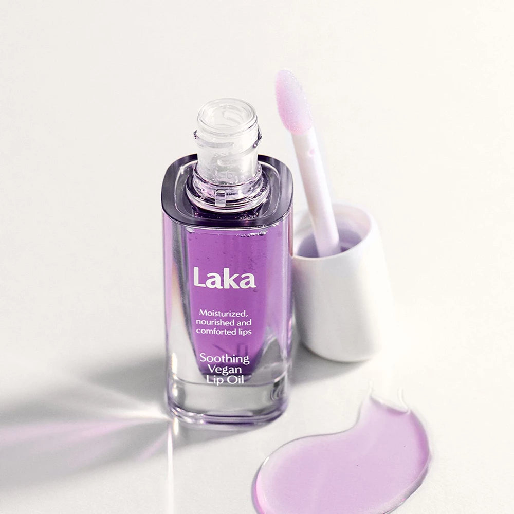 LAKA Soothing Vegan Lip Oil - Calming Purple