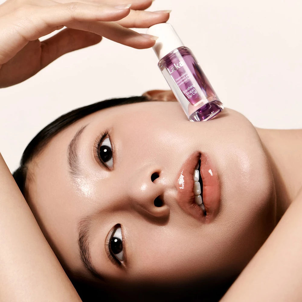 LAKA Soothing Vegan Lip Oil - Calming Purple