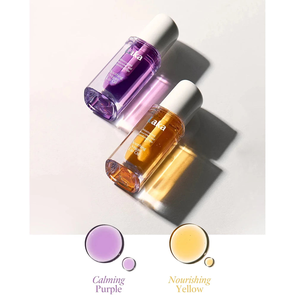 LAKA Soothing Vegan Lip Oil - Calming Purple